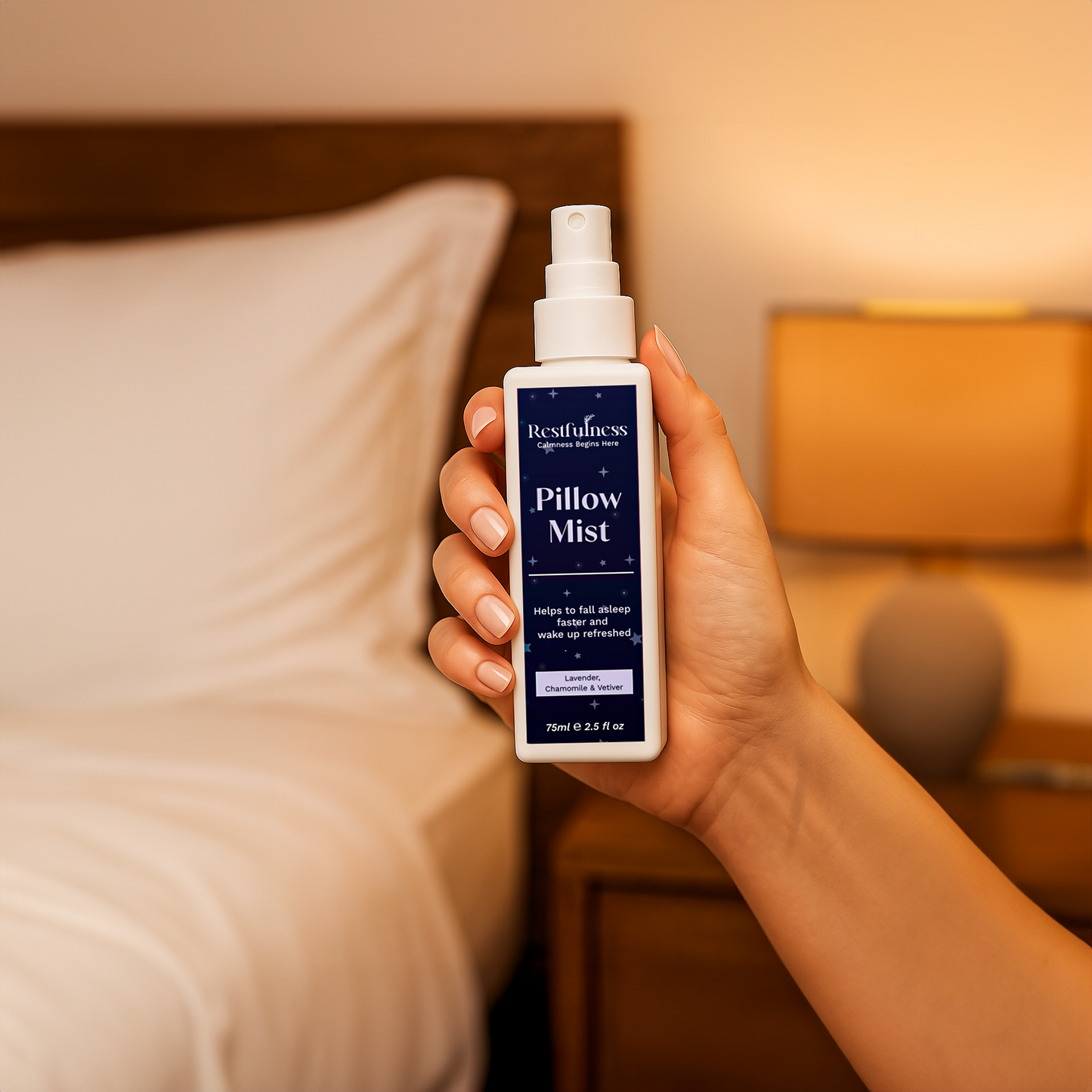 Spray calmante para almohadas
