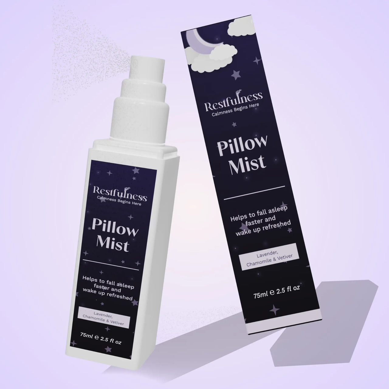 Spray calmante para almohadas