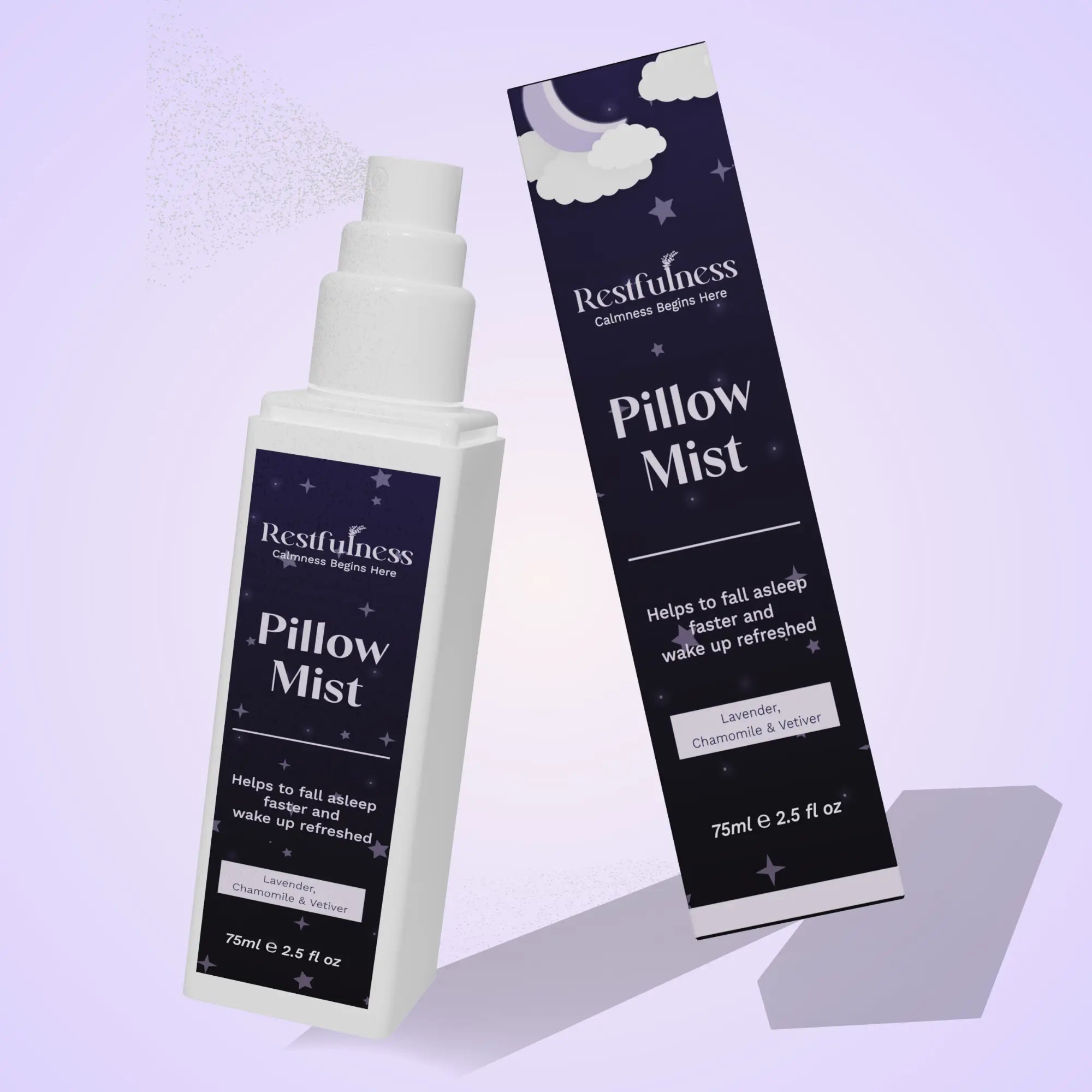 Spray calmante para almohadas
