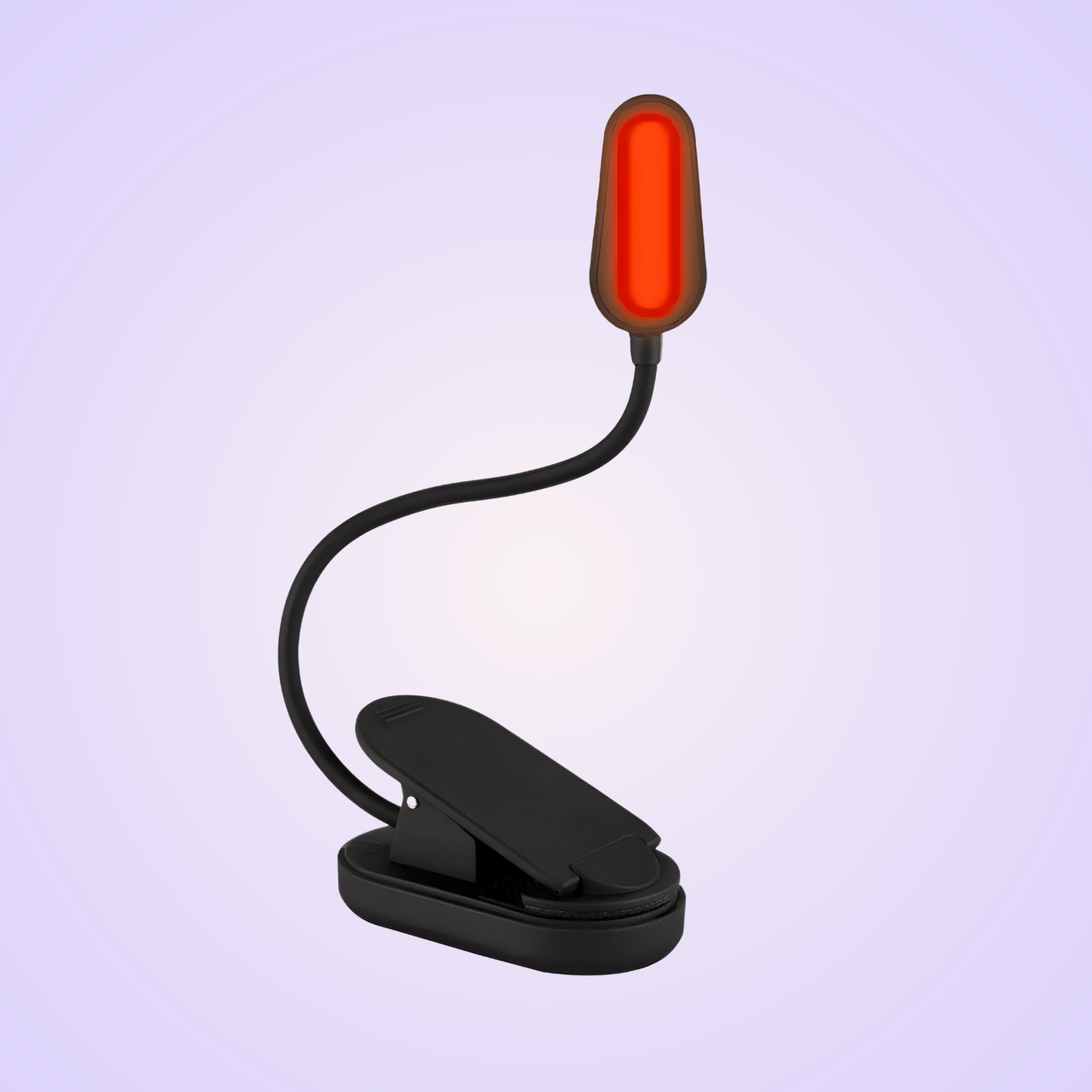 Lámpara de lectura de luz roja