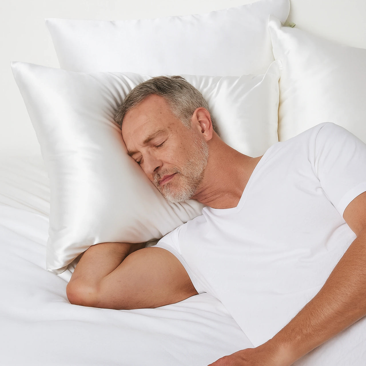 Funda de almohada de seda